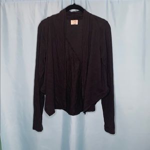 black cardigan